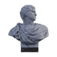 bruto estátua, 3d renderiza, isolado, perfeito para seu Projeto png