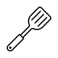 spatula icon vector design template in white background