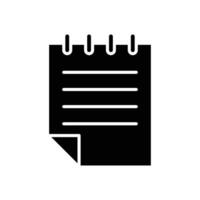 note icon vector design template in white background