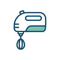 hand mixer icon vector design template in white background