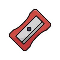 pencil sharpener icon vector design template in white background