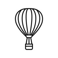 air balloon icon vector design template in white background