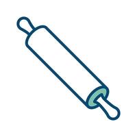 rolling pin icon vector design template in white background