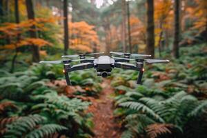 AI generated drone flying in the sky professional photography photo