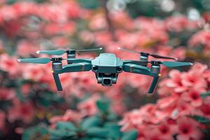 AI generated drone flying in the sky professional photography photo