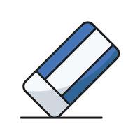 eraser icon vector design template in white background