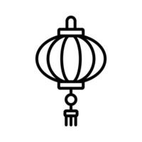 chinese lantern icon vector design template in white background