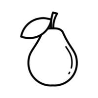 guayaba icono vector diseño modelo en blanco antecedentes