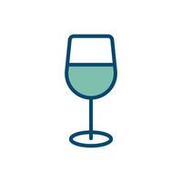 vino icono vector diseño modelo en blanco antecedentes