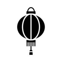 chinese lantern icon vector design template in white background