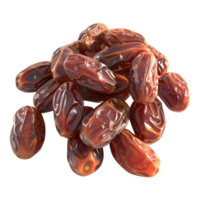 AI generated 3D Rendering of a Ramadan Tasty Dates on Transparent Background - Ai Generated png