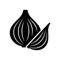 onion icon vector design template in white background