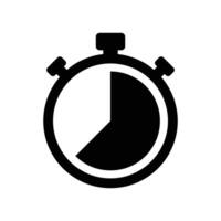 stop watch icon vector design template in white background