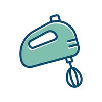 hand mixer icon vector design template in white background