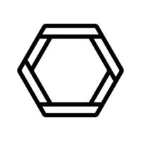 Geometric Pattern icon vector. Geometric figure illustration sign. Coasters Stencil symbol or logo. vector