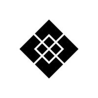 Geometric Pattern icon vector. Geometric figure illustration sign. Coasters Stencil symbol or logo. vector