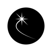 Sparkles icon vector. Twinkling stars illustration sign. Shining burst symbol. Star logo. vector