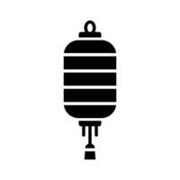 chinese lantern icon vector design template in white background
