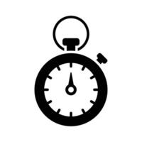 detener reloj icono vector diseño modelo en blanco antecedentes