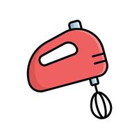 hand mixer icon vector design template in white background