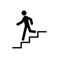 stairs icon vector design template in white background