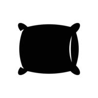 pillow icon vector design template in white background