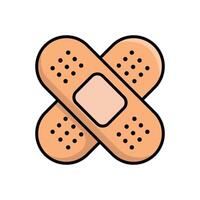 bandage icon vector design template in white background