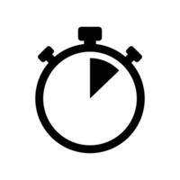 stop watch icon vector design template in white background