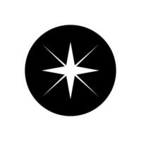 destellos icono vector. centelleo estrellas ilustración signo. brillante Estallar símbolo. estrella logo. vector