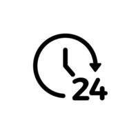 Clock countdown icon in flat style. Time chronometer vector illustration on white isolated background. Clock business concept.