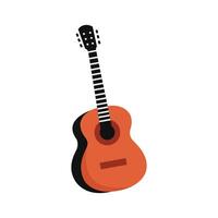 guitarra icono vector diseño modelo en blanco antecedentes