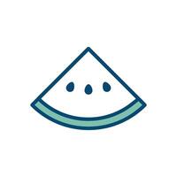 water melon icon vector design template in white background