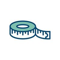 measurement tape icon vector design template in white background