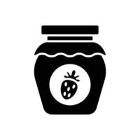 jam jar icon vector design template in white background