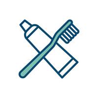 toothbrush icon vector design template in white background