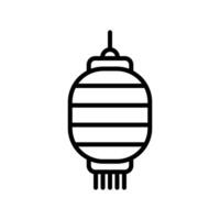 chino linterna icono vector diseño modelo en blanco antecedentes