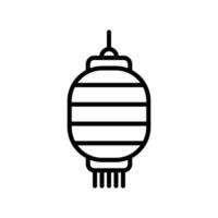 chinese lantern icon vector design template in white background