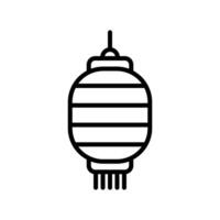 chinese lantern icon vector design template in white background