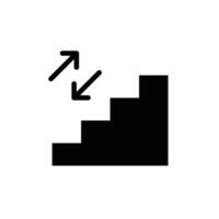 stairs icon vector design template in white background