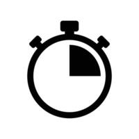 stop watch icon vector design template in white background