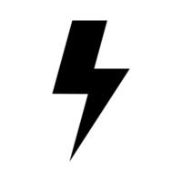 relámpago icono vector. electricidad ilustración signo. poder símbolo. clima logo. vector