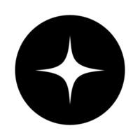 Sparkles icon vector. Twinkling stars illustration sign. Shining burst symbol. Star logo. vector