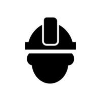 capataz icono vector. constructor ilustración signo. ingeniero símbolo. trabajador logo. vector