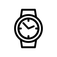 muñeca reloj icono vector colocar. pulsera reloj ilustración firmar recopilación. hora símbolo. hora logo.