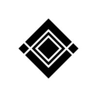 Geometric Pattern icon vector. Geometric figure illustration sign. Coasters Stencil symbol or logo. vector