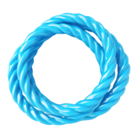 AI generated 3D Rendering of a Plastic Rope on Transparent Background - Ai Generated png