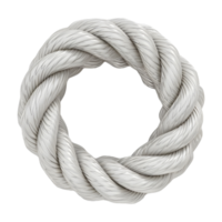 AI generated 3D Rendering of a Plastic Rope on Transparent Background - Ai Generated png