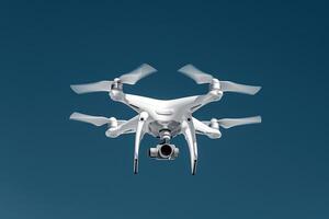 AI generated drone flying in the sky professional photography photo