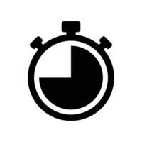 stop watch icon vector design template in white background