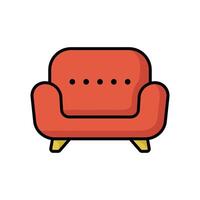 sofa icon vector design template in white background